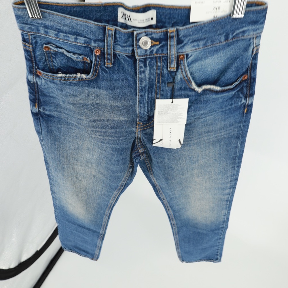 ZARA SIGNATURE DENIM ZW THE TRUTH SLIM JEANS - Picture 3 of 13